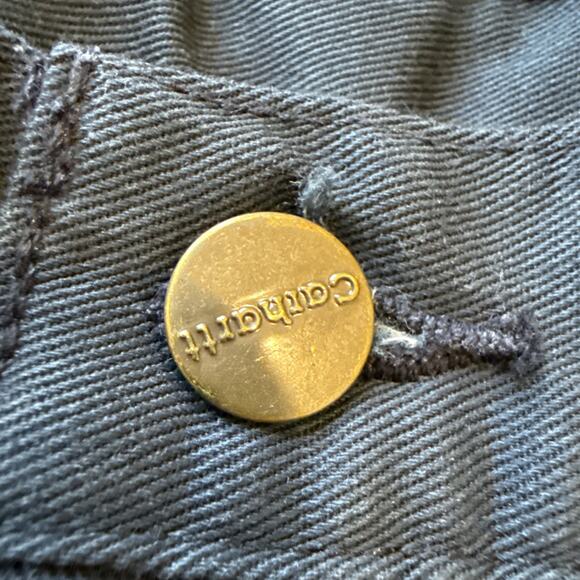 Carhartt NVY Dungaree Fit Carpenter Pants Size 40x30 Navy Workwear - Picture 6 of 11